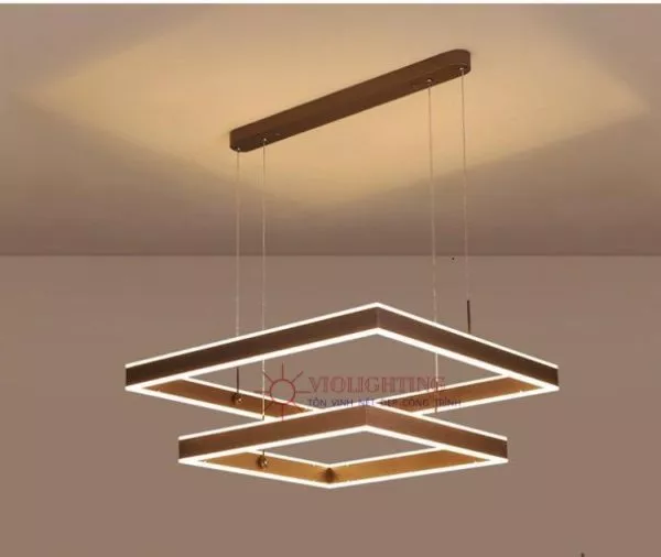 Đèn Gắn Trần Phòng Khách-Bàn Ăn, Led Khung Chữ Nhật Hiện Đại  Dc-140