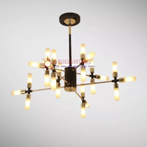 Đèn Gắn Trần Phòng Khách-Bàn Ăn, Ống Thủy Tinh Hiện Đại Dc-138