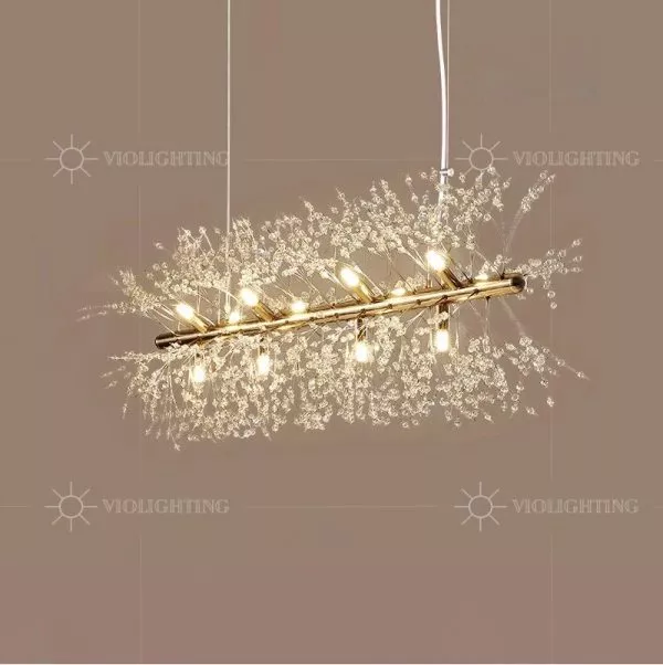 Đèn Gắn Trần Phòng Khách-Bàn Ăn, Thanh Ngang, Kiểu Hoa Bồ Công Anh Tdc-1254