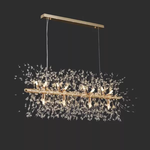 Đèn Gắn Trần Phòng Khách-Bàn Ăn, Thanh Ngang, Kiểu Hoa Bồ Công Anh Tdc-1254