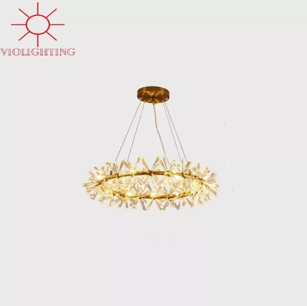 Đèn Gắn Trần Phòng Khách-Bàn Ăn Thiết Kế Vòng Hoa Phale Cao Cấp Dc-1035