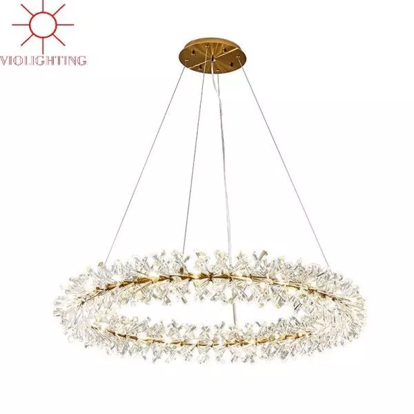 Đèn Gắn Trần Phòng Khách-Bàn Ăn Thiết Kế Vòng Hoa Phale Cao Cấp Dc-1035