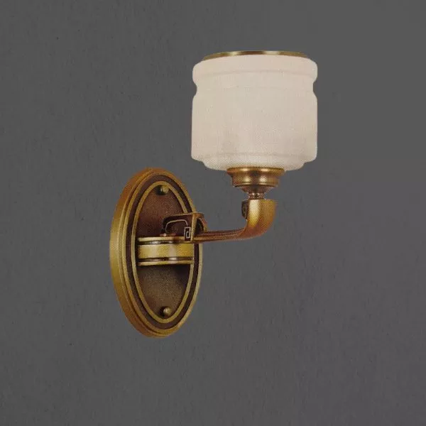 Đèn Gắn Tường Cổ Điển, Chao Thủy Tinh Đục Vcd-462