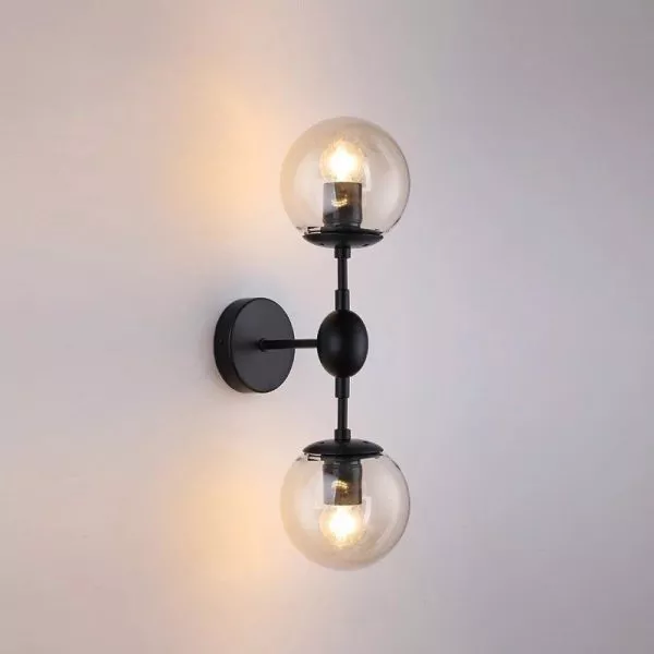 Đèn Gắn Tường Decor, Chao Thủy Tinh Màu Vdc-506