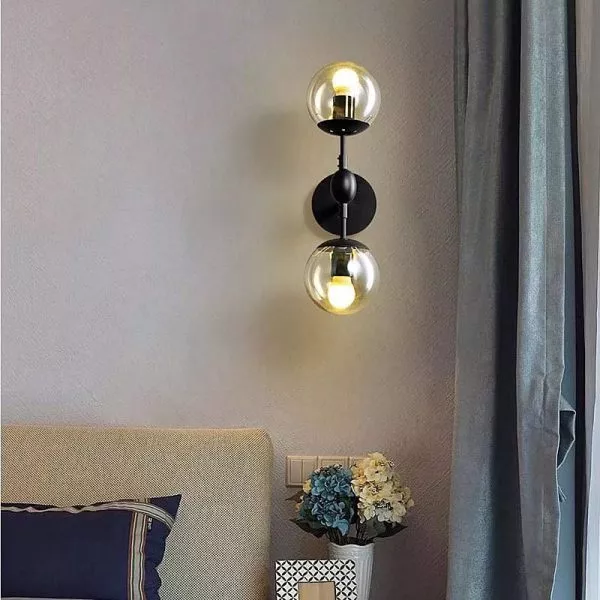 Đèn Gắn Tường Decor, Chao Thủy Tinh Màu Vdc-506
