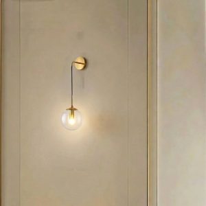 Đèn gắn tường decor, chao thủy tinh treo nghệ thuật VDC-528