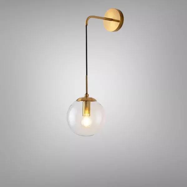 Đèn Gắn Tường Decor, Chao Thủy Tinh Treo Nghệ Thuật Vdc-528