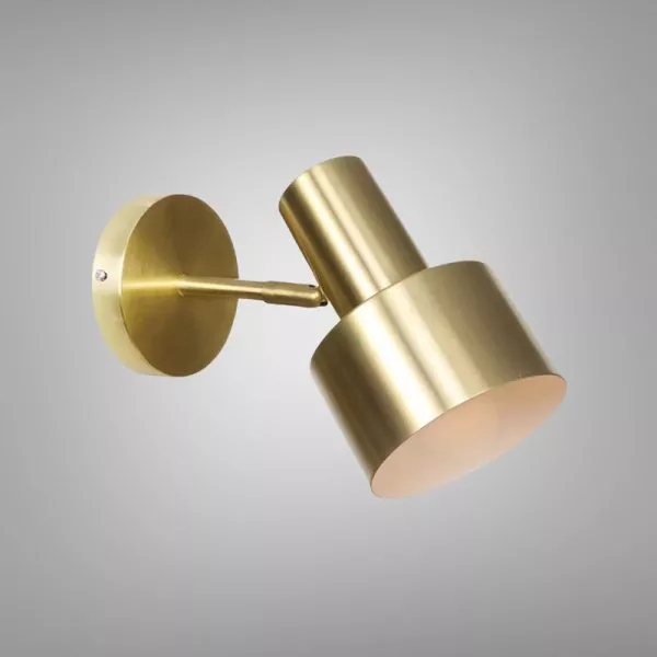 Đèn Gắn Tường Decor, Chóa Kim Loại Si Vàng Đồng Cao Cấp Vdc-545