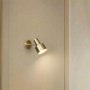 Đèn gắn tường Decor, chóa kim loại si vàng đồng cao cấp VDC-545