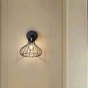 Đèn gắn tường decor giá rẻ, thiết kế lồng sắt VDC-543