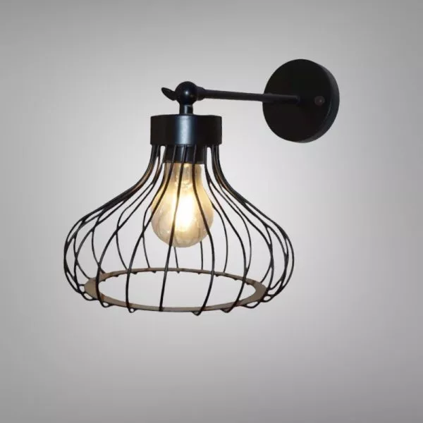 Đèn Gắn Tường Decor Giá Rẻ, Thiết Kế Lồng Sắt Vdc-543