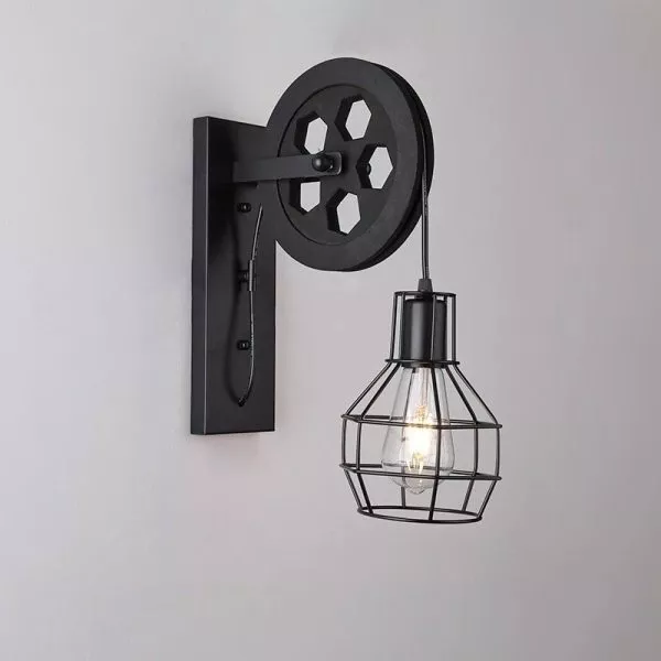 Đèn Gắn Tường Decor, Thiết Kế Dạng Ròng Rọc Nghệ Thuật Vdc-632