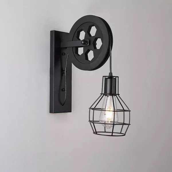 Đèn Gắn Tường Decor, Thiết Kế Dạng Ròng Rọc Nghệ Thuật Vdc-632
