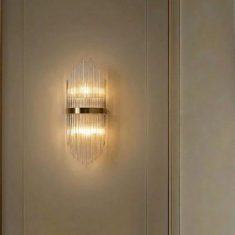 Đèn gắn tường decor, thiết kế khung kim loại phối thủy tinh cao cấp VDC-526