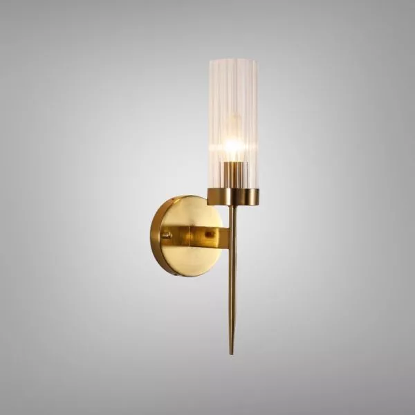 Đèn Gắn Tường Decor, Thiết Kế Ống Thủy Tinh Phối Kim Loại Vdc-533