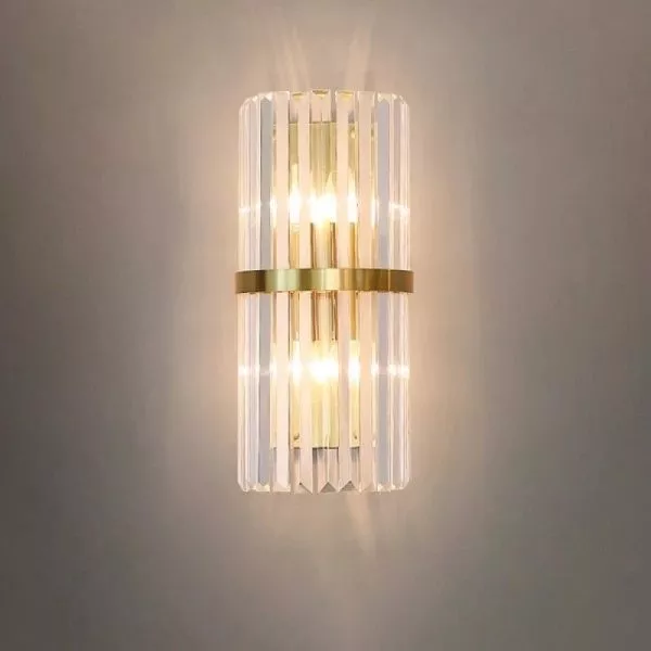 Đèn Gắn Tường Decor,Phale Phối Kim Loại Si Vàng Đồng Cao Cấp Vdc-559