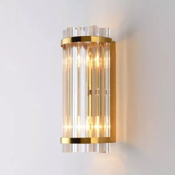 Đèn Gắn Tường Decor,Phale Phối Kim Loại Si Vàng Đồng Cao Cấp Vdc-569