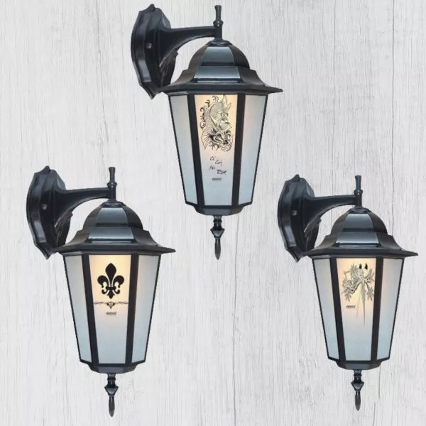 Đèn Gắn Tường Ngoài Trời Giá Rẻ, Thiết Kế Hoa Văn, Cổ Điển Vnt-511