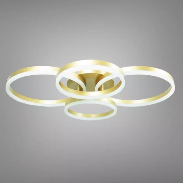 Đèn Ốp Trần Hiện Đại, 4 Vòng Tròn Xếp Nghệ Thuật Ot-013