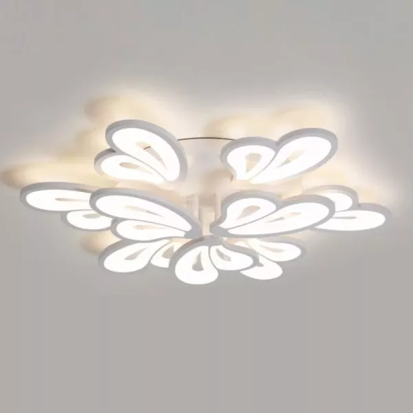 Đèn Ốp Trần Hiện Đại, Thiết Kế Hình Cánh Bướm  Ot-040