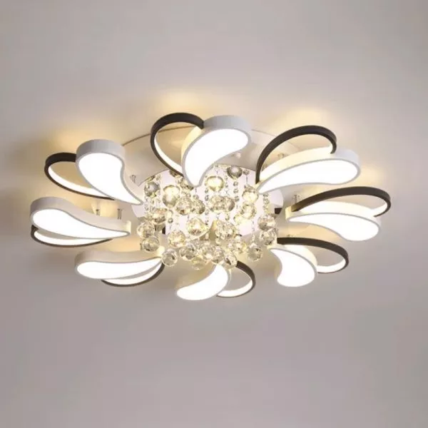 Đèn Ốp Trần Hiện Đại, Thiết Kế Trái Tim, Phối Phale Nghệ Thuật Ot-070