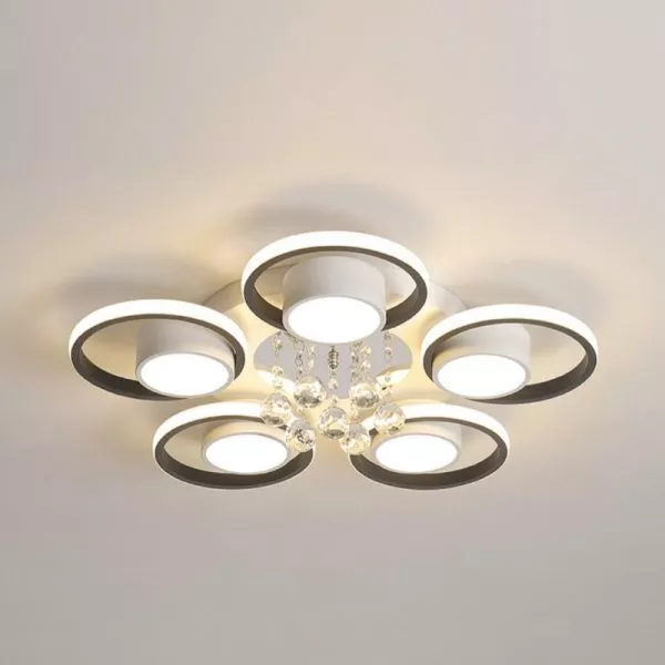 Đèn Ốp Trần Hiện Đại, Vòng Tròn Phối Phale Nghệ Thuật Ot-022