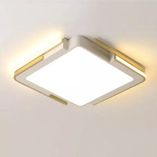 Đèn Ốp Trần Vuông, Mika Phối Màu Hiện Đại Ot-010