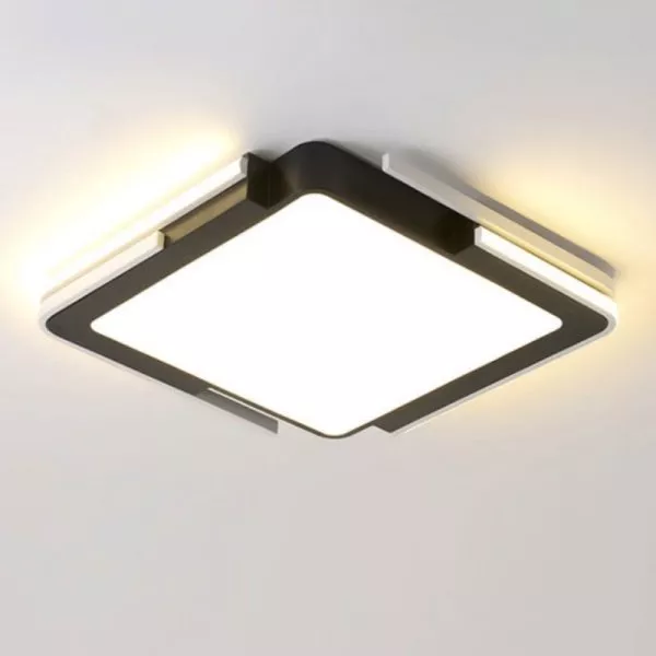 Đèn Ốp Trần Vuông, Mika Phối Màu Hiện Đại Ot-010