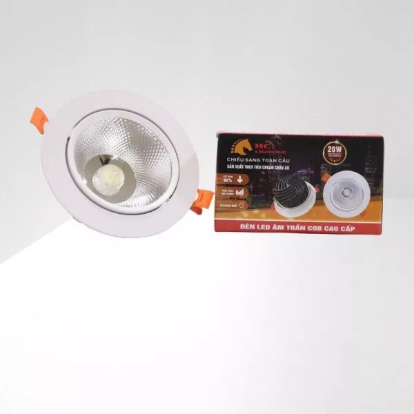 Đèn Spotlight Âm Trần Giá Rẻ, Ánh Sáng 4000K Hc-Cob