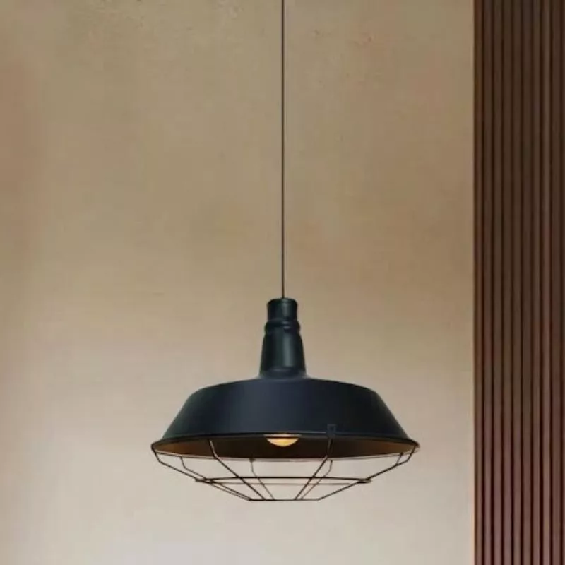 Đèn thả chụp lồng sắt phong cách Retro TDC-35