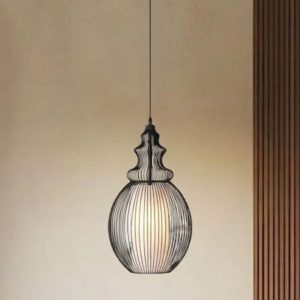 Đèn thả lồng sắt nghệ thuật hình hồ lô TDC-45