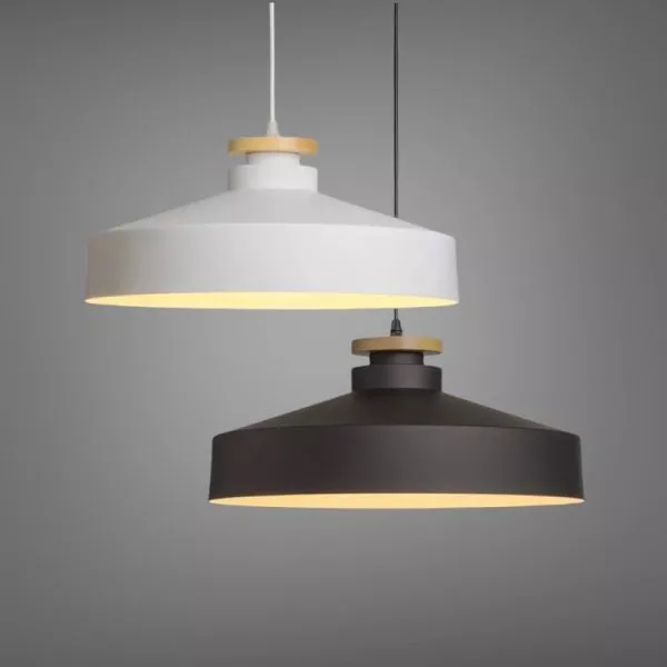 Đèn Thả Chụp Sắt, Phối Gỗ Giá Rẻ Tdc-38