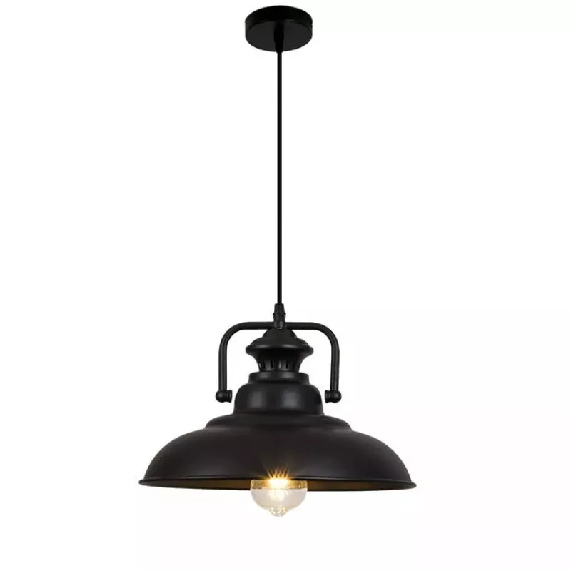 Đèn thả chụp sắt phong cách Retro giá rẻ TDC-07 - Hình ảnh 2