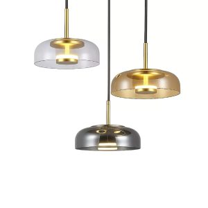 Đèn thả decor – Chao thủy tinh màu, ánh sáng led hiện đại TDC-179