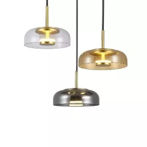 Đèn thả decor – Chao thủy tinh màu, ánh sáng led hiện đại TDC-179