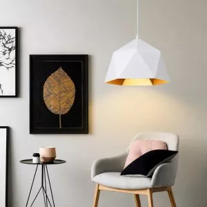 Đèn thả decor – chụp sắt lồng vàng nghệ thuật TDC-175