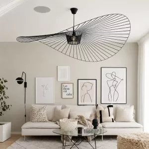 Đèn thả decor – khung sắt hình nón nghệ thuật TDC-90
