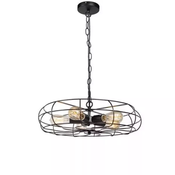 Đèn Thả Decor - Khung Kim Loại Thiết Kế Hình Quạt Sáng Tạo Tdc-78