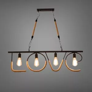 Đèn thả decor – phong cách cơ khí, thiết kế chữ LOVE TDC-97