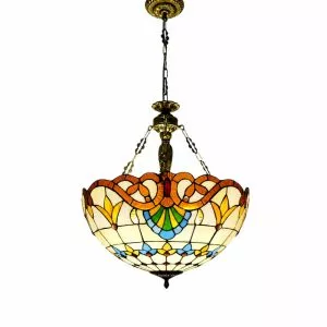 Đèn thả decor – phong cách Tiffany – thủy tinh màu cao cấp TDC-11