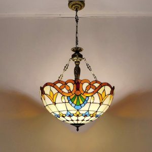 Đèn thả decor – phong cách Tiffany – thủy tinh màu cao cấp TTF-5053