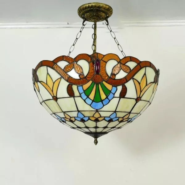 Đèn Thả Decor - Phong Cách Tiffany - Thủy Tinh Màu Cao Cấp Ttf-5053