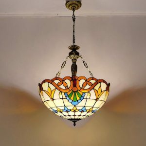 Đèn thả decor – phong cách Tiffany – thủy tinh màu cao cấp TTF-5053