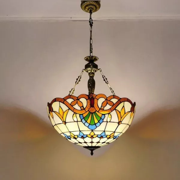 Đèn Thả Decor - Phong Cách Tiffany - Thủy Tinh Màu Cao Cấp Ttf-5053