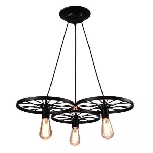 Đèn Thả Decor - Thiết Kế 3 Bánh Xe Kim Loại Giá Rẻ  Tdc-59
