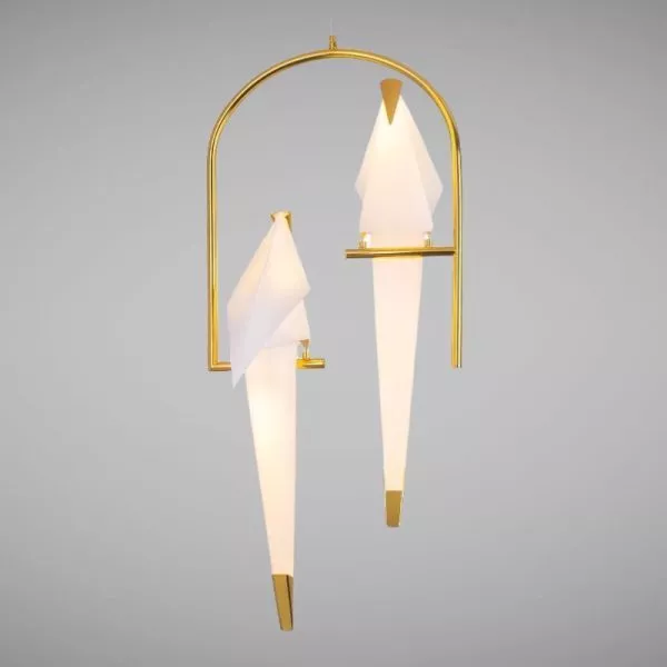 Đèn Thả Decor - Thiết Kế Đôi Chim Hạc Nghệ Thuật Tdc-1151