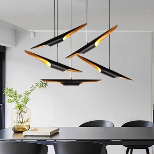 Đèn thả decor – thiết kế hình ống trúc TDC-66