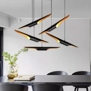 Đèn thả decor – thiết kế hình ống trúc TDC-66