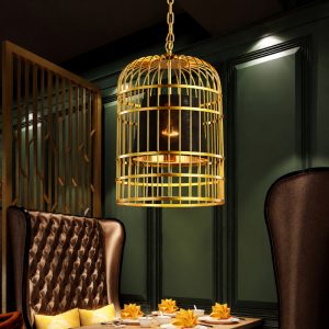Đèn thả decor – thiết kế lồng chim nghệ thuật TDC-162