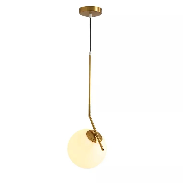 Đèn thả decor - thiết kế moonlight, khung kim loại si vàng đồng cao cấp TDC-81 - Hình ảnh 5